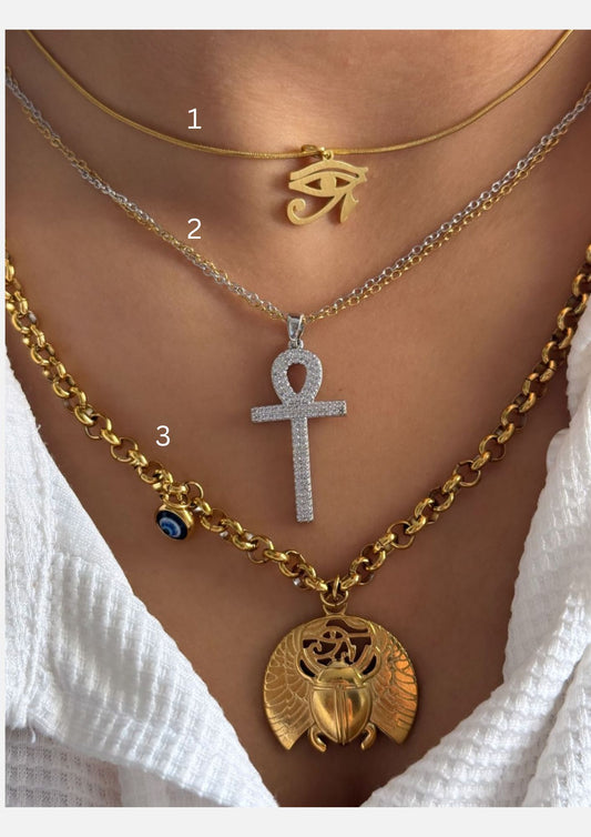 مجموعة قلادات فرعونية