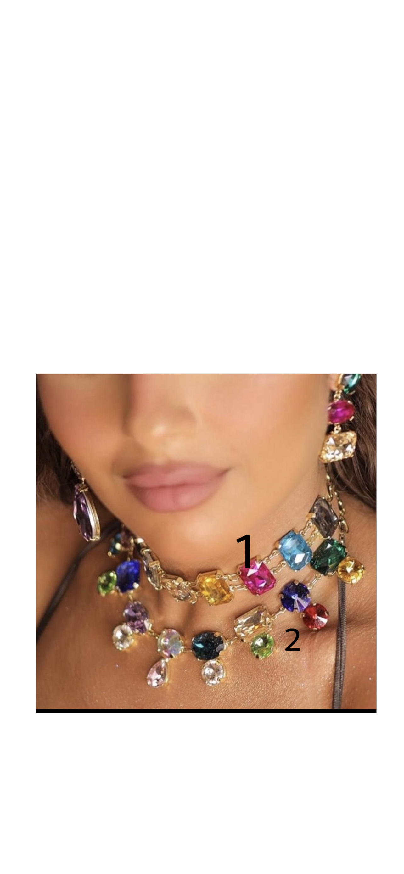 colorful choker