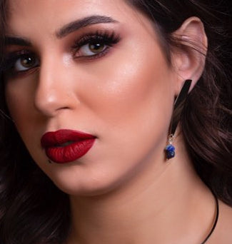 Modern Elegance – Silver-Plated Brass Earring