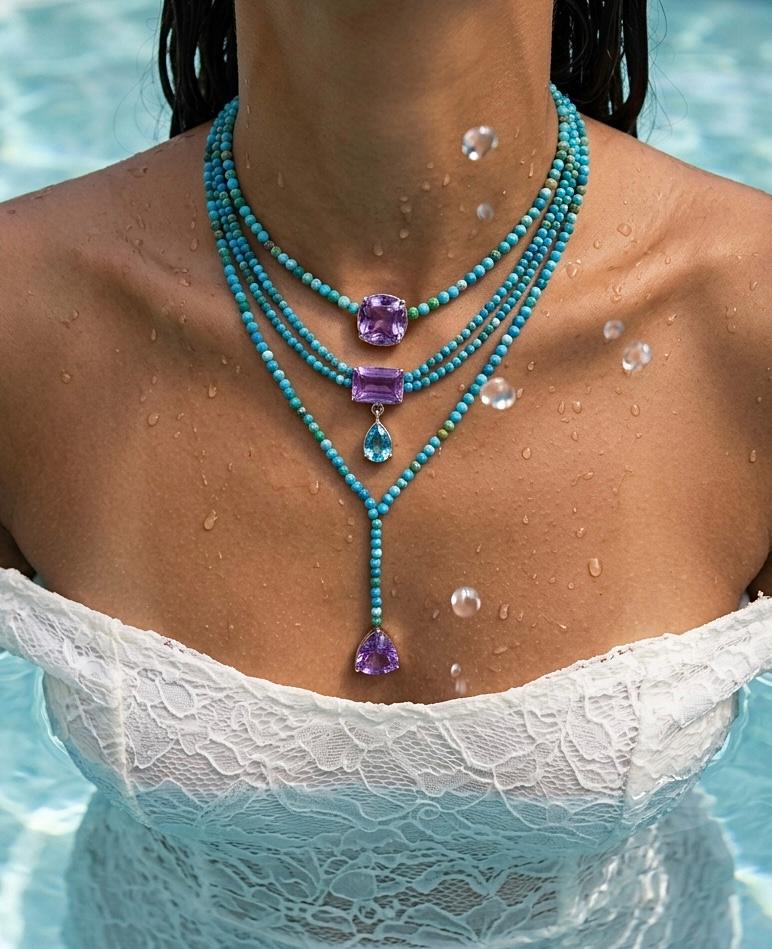 Amethyst Tide Necklace