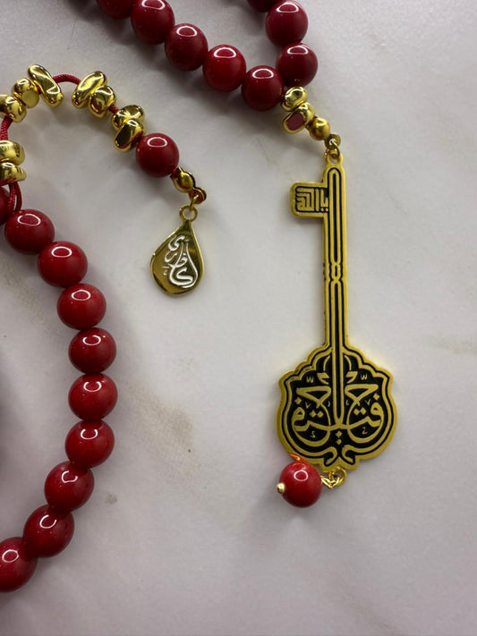 Hand made agate prayer beads