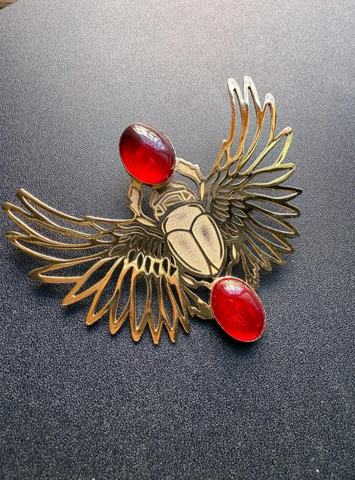 Pharaonic scarab Brooch
