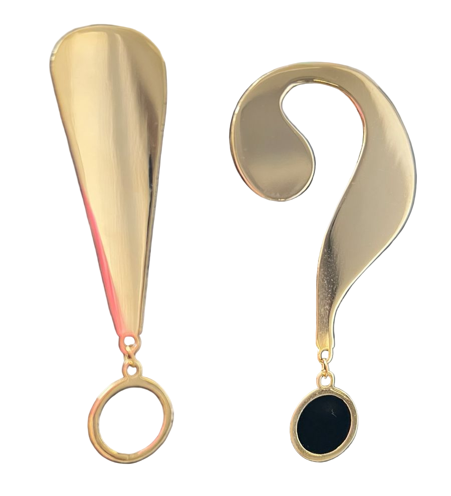 Enamel Elegance – Handcrafted Gold-Plated Earrings