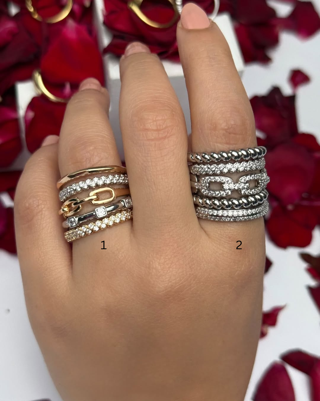 Elegant Set of Rings