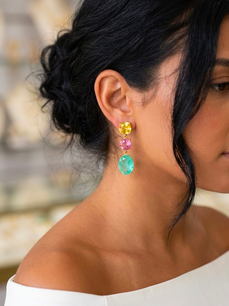 Vibrant Drops Earrings