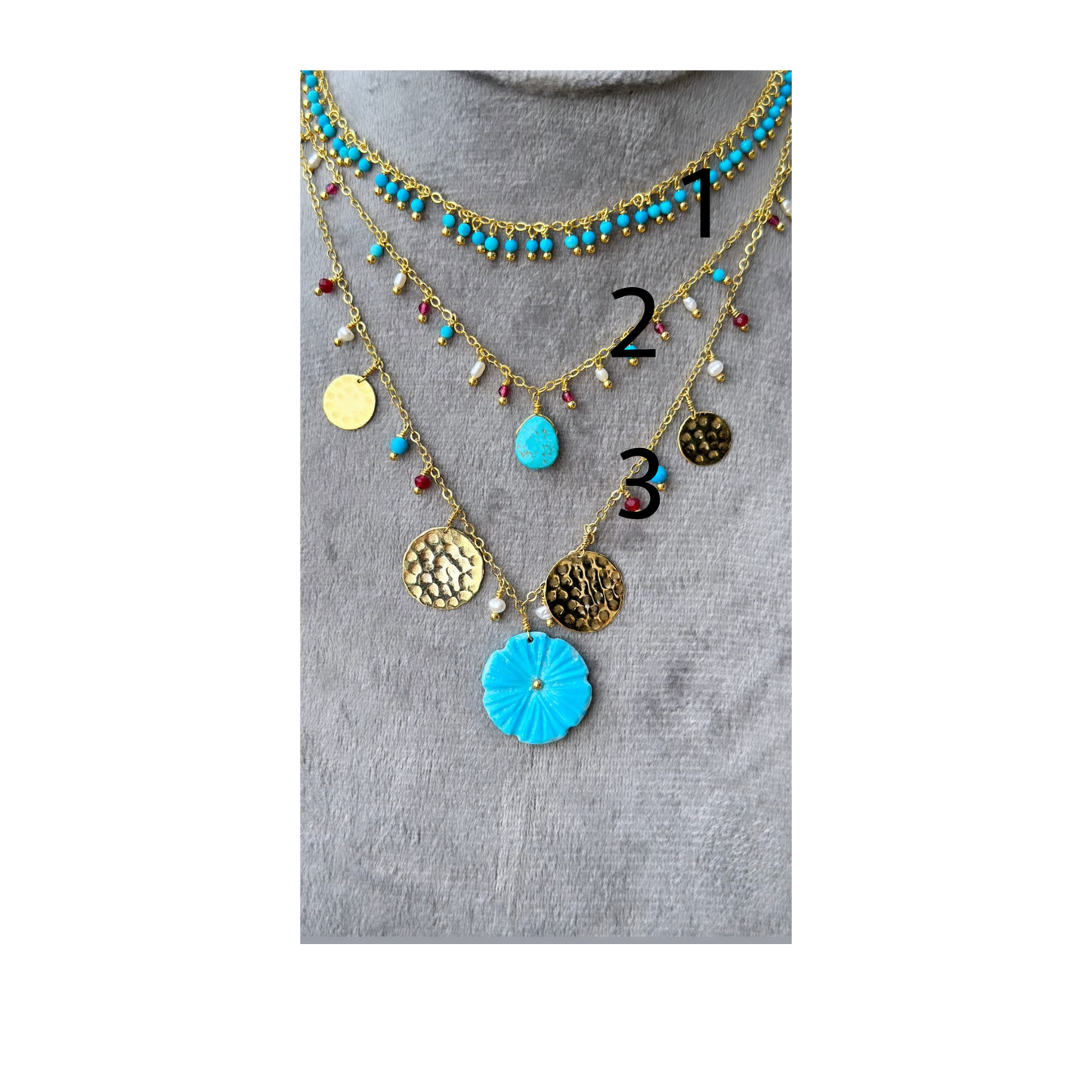 silver gold plated necklace