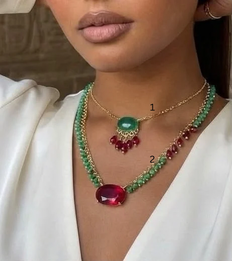 Royal Emerald & Ruby Set