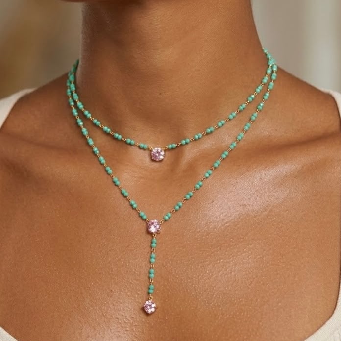 Aegean Sunrise Layered Necklace