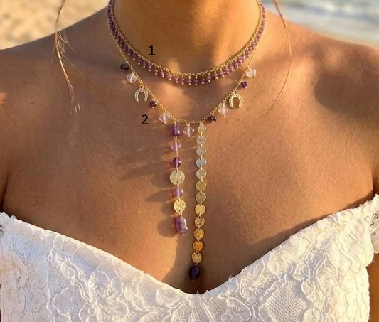 Handcrafted silver Beaded Layer