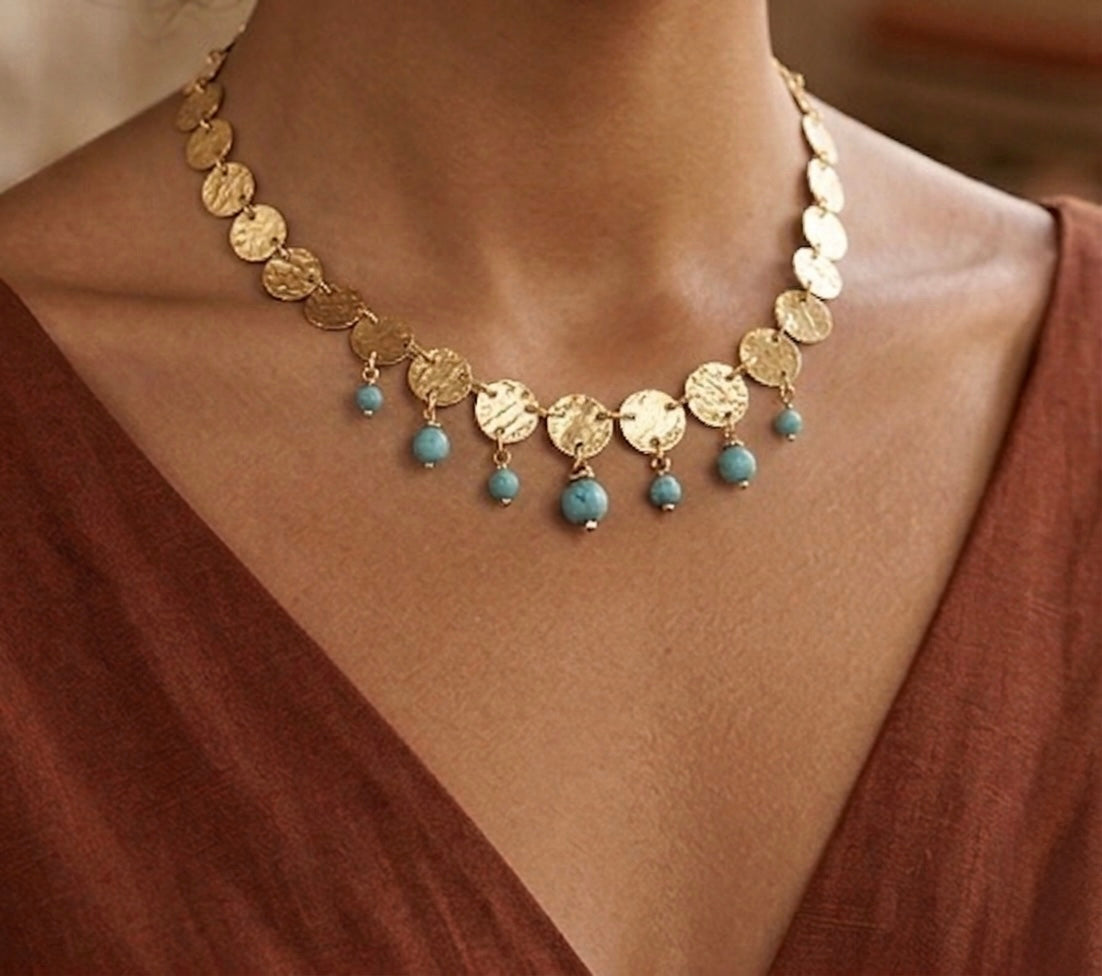 Handcrafted Gold-Plated  Necklace
