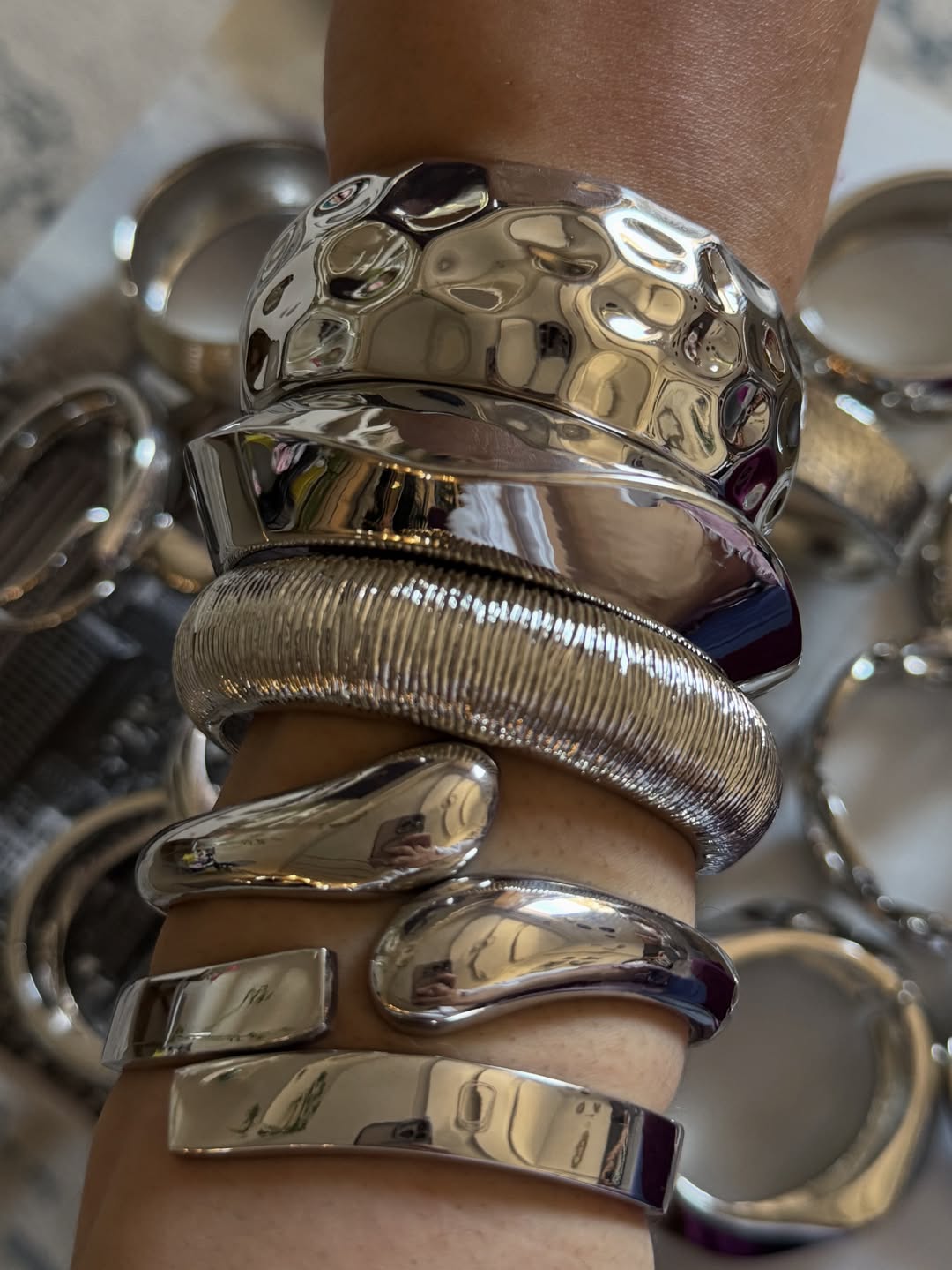 Silver Bangles