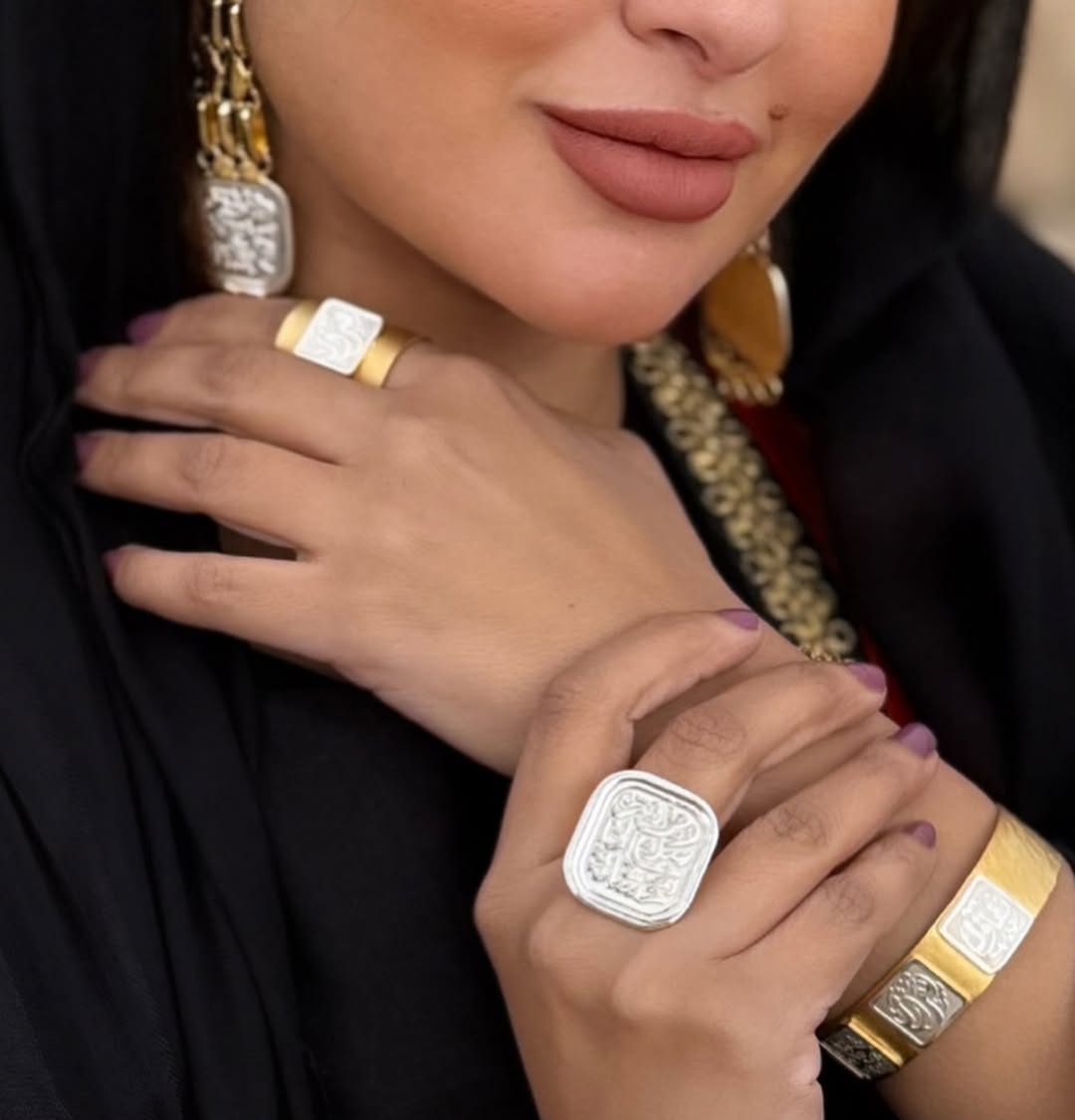 Brass Bracelet Plated in Gold – Distinctive Design