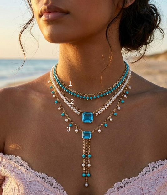 Blue Mirage Necklace