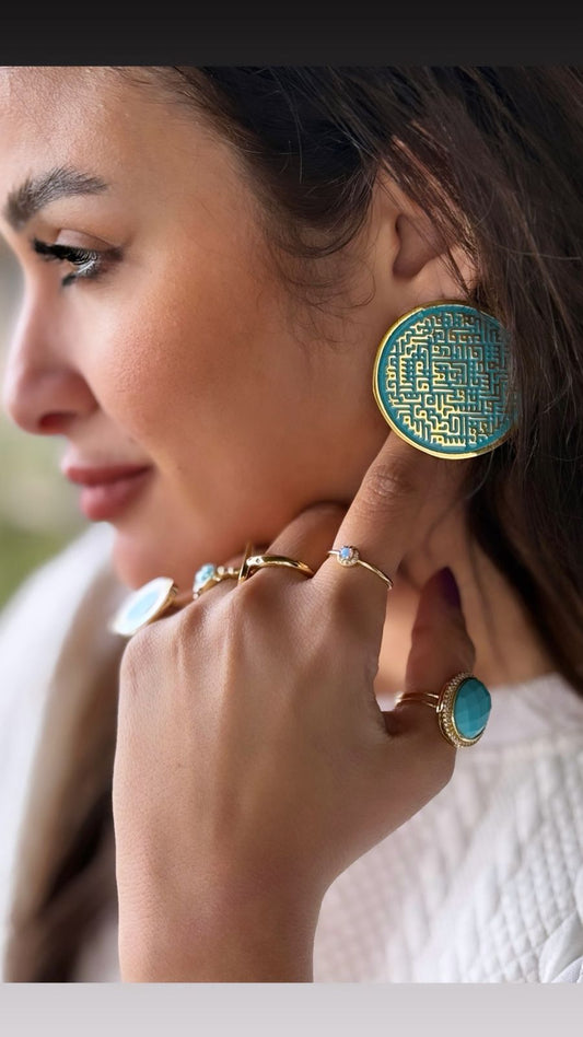 gold plated earring