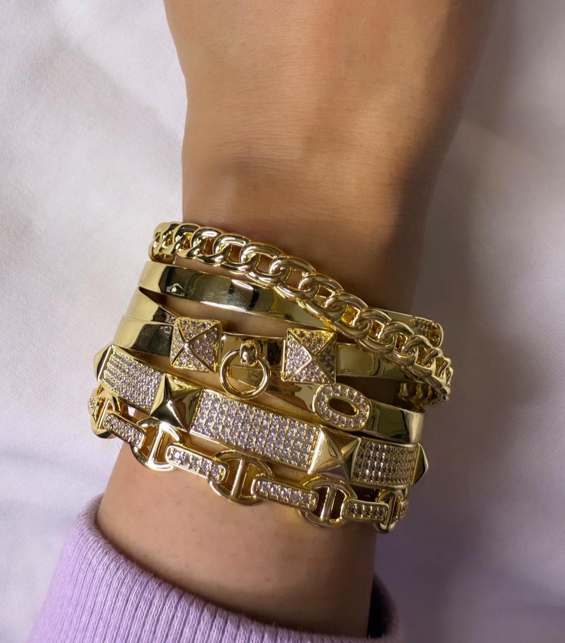 Gold Plated Bangel