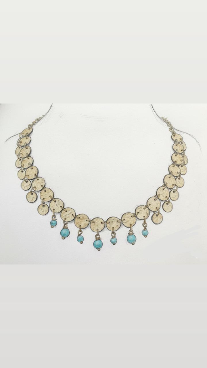 Handcrafted Gold-Plated  Necklace