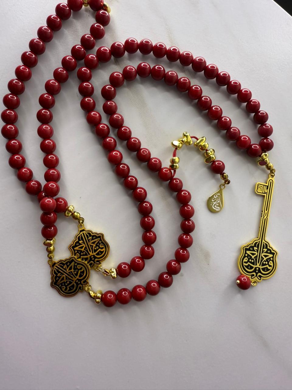 Hand made agate prayer beads