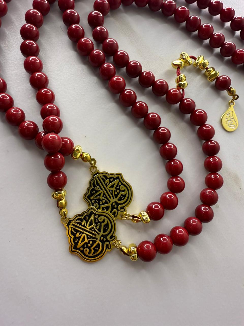 Hand made agate prayer beads