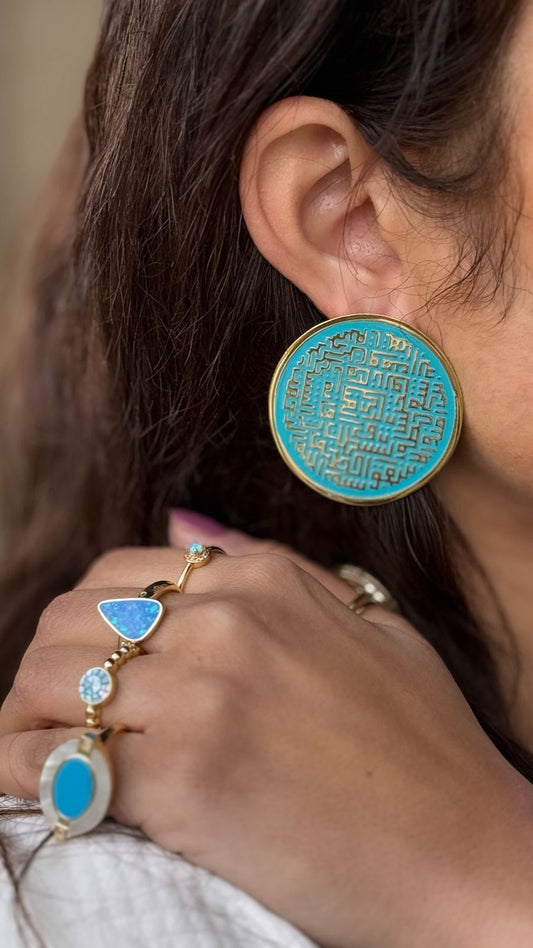 gold plated earring