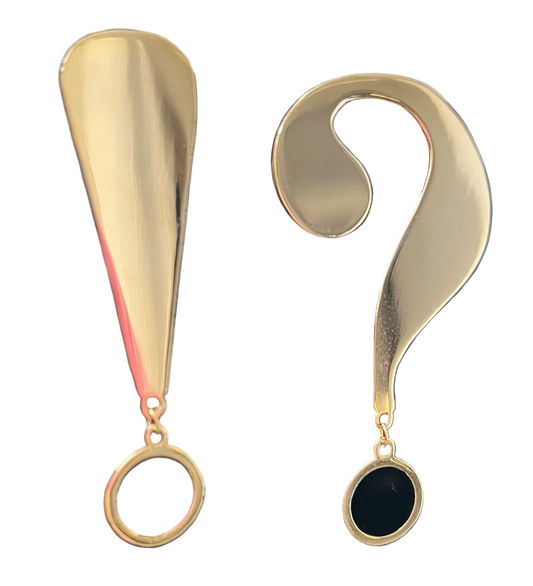 Enamel Elegance – Handcrafted Gold-Plated Earrings